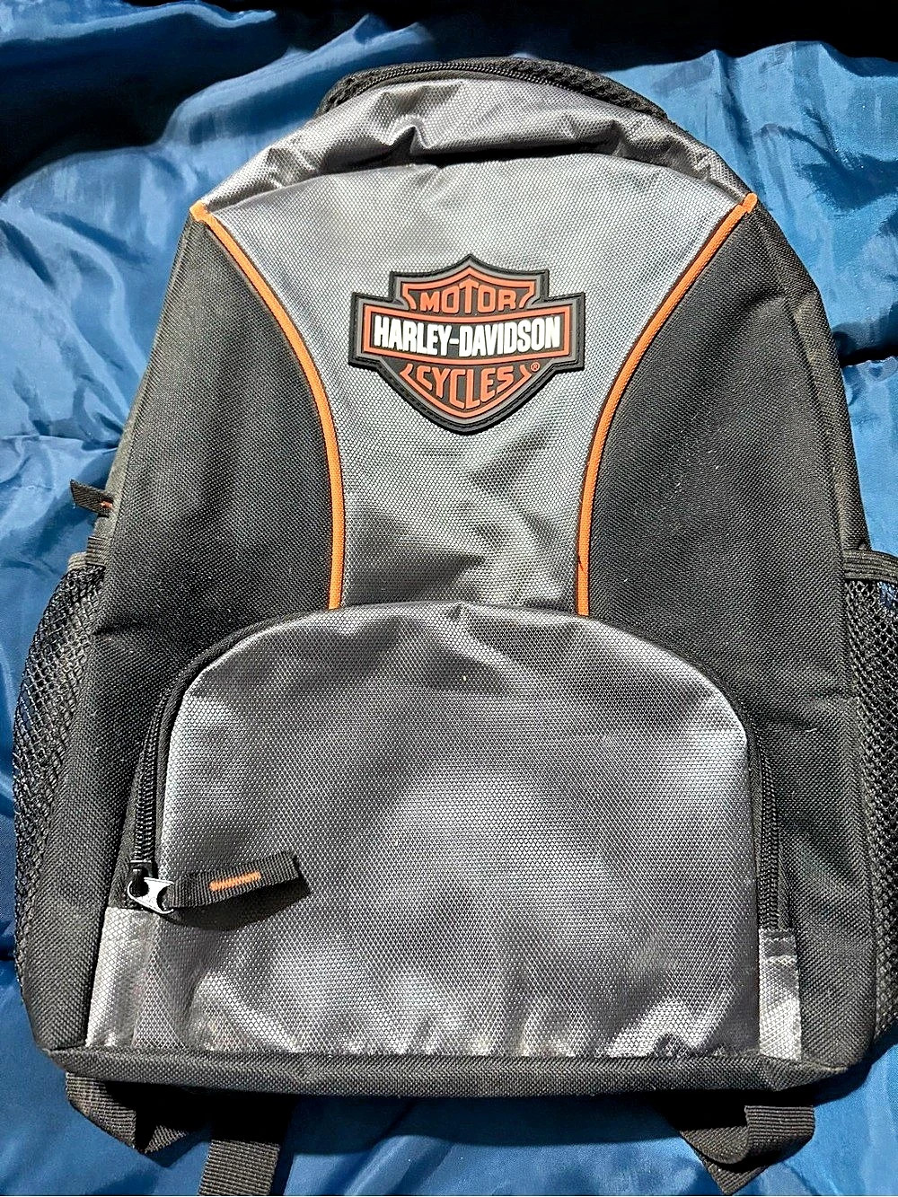 Harley-Davidson Bar & Shield Graphic Backpack Black & Orange